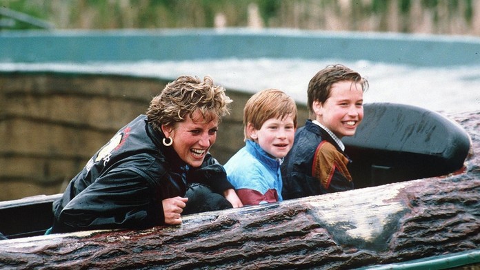 Princezna Diana s Harrym a Williamem