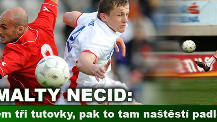 Necid: Nedal jsem tři tutovky, pak to tam naštěstí padlo z voleje