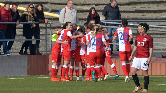 Radost hráček Slavie