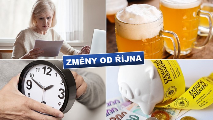 Dražší pivo, změna času i snadnější oddlužení! Co vše je od října jinak?