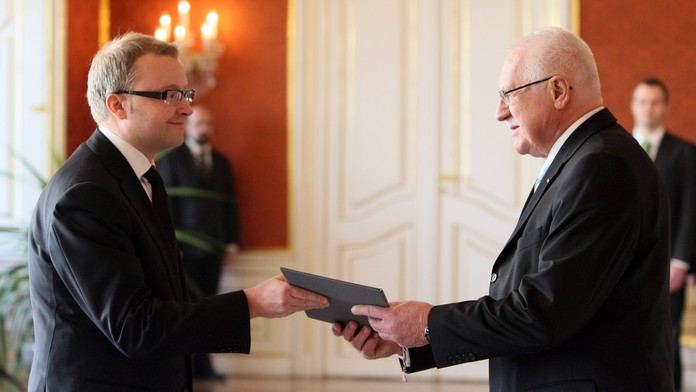 Klaus jmenoval nového ministra životního prostředí, je jím Tomáš Chalupa
