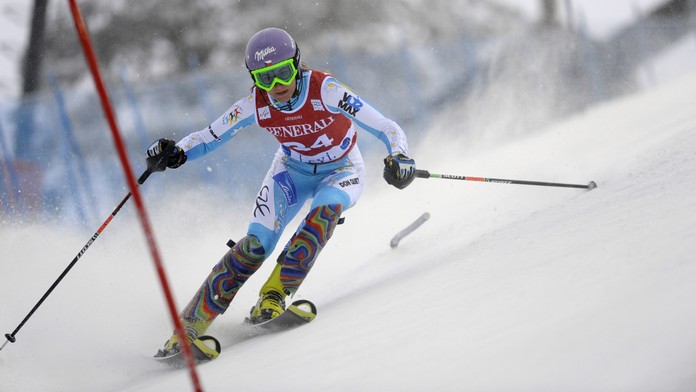 Záhrobská v Aspenu: navštívila svůj strom, a večer hurá na slalom