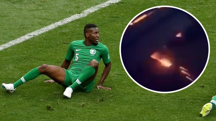 Vyděšený tým Saúdské Arábie: Jejich letadlu hořel motor! VIDEO