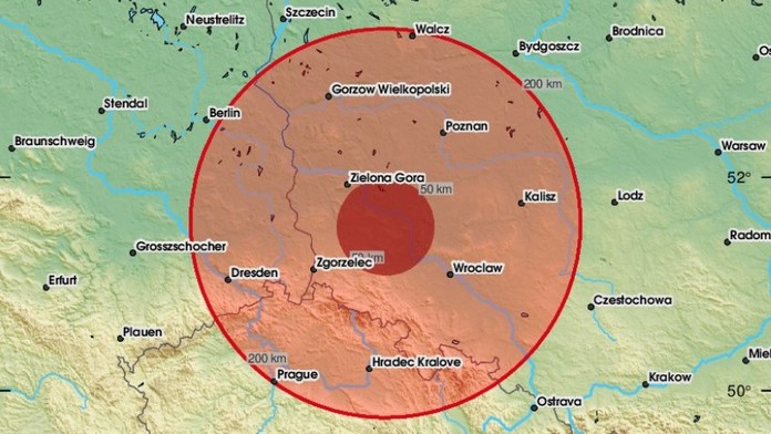 Západ Polska zasáhlo silné zemětřesení. Přesáhlo 4 magnituda