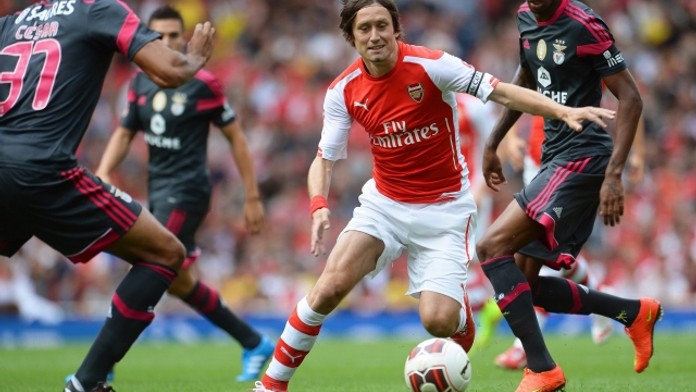 Rosický se vrátil do Wembley. S Arsenalem chce Community Shield