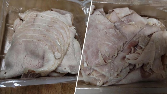Na pultech se objevilo nechutné maso. Pečeně i šunka byly skoro zelené