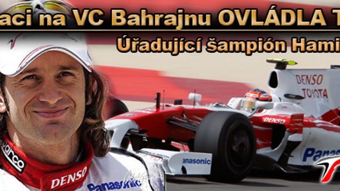 Kvalifikace F1: Ve vyprahlém Bahrajnu dominovala Toyota, první Trulli