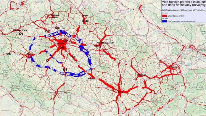 Česko plánuje dálniční superokruh! Hotový má být v roce 2050