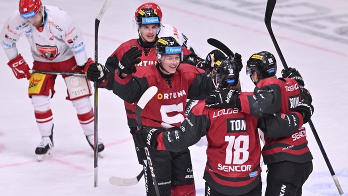 Kovář vynuloval Mountfield a Sparta se vrátila na druhé místo extraligy