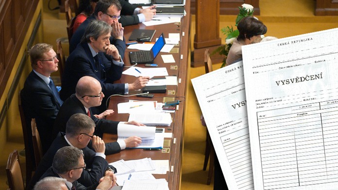 Vysvědčení je tady! Oznámkujte ministry jako ve škole
