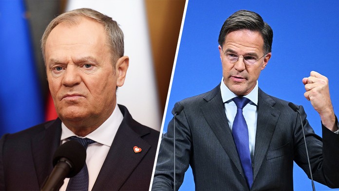Donald Tusk a Mark Rutte