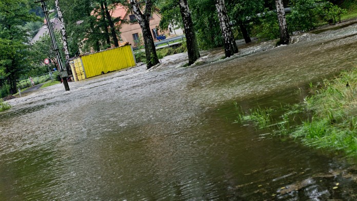 Zvýšené hladiny na Plzeňsku, na Radbuze hrozí 3. stupeň