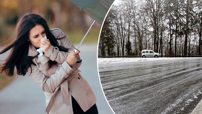 Nebezpečí nekončí. Řidiče potrápí černý led, Česko zasáhne i silný vítr