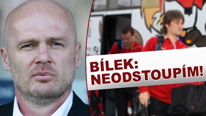 KOUČ BÍLEK HLAVU NA ŠPALEK NEDAL! O rezignaci neuvažuji! UDĚLAL DOBŘE? ANKETA