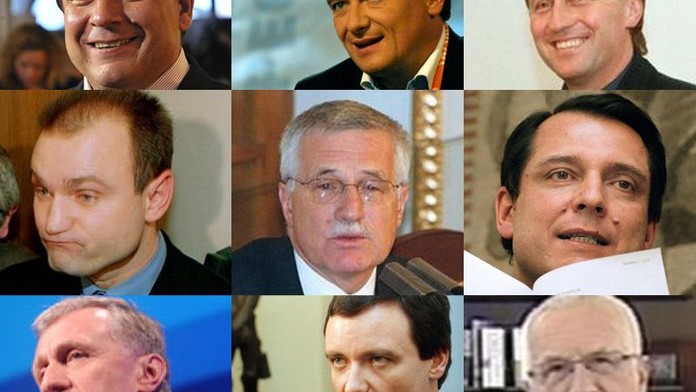 Politici za 10 let: vrásky, kila i "věčný" Klaus. Kdo je nejhezčí?