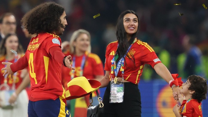 Marc Cucurella a Claudia Rodríguezová