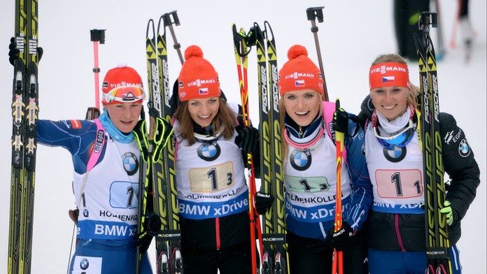 Bronz po osmi letech. České biatlonistky získaly dodatečnou medaili z olympiády