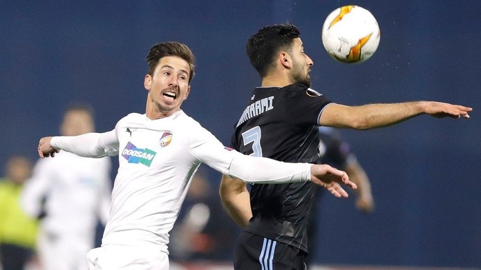 Jesle, hlavička, rána pod břevno. Plzeň v Evropě končí! VIDEO
