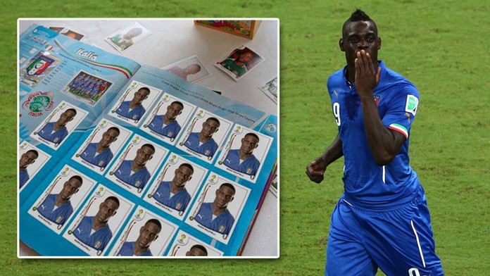 Šprýmař Balotelli "vylepšil" fotoalbum italské reprezentace