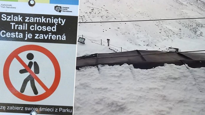 Kvůli silnému větru je část Sněžky uzavřená! Lidem hrozí nebezpečí