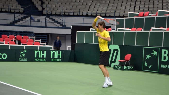 SKVĚLÁ ZPRÁVA: Berdych si v Ostravě zatrénoval a cítí se v pořádku
