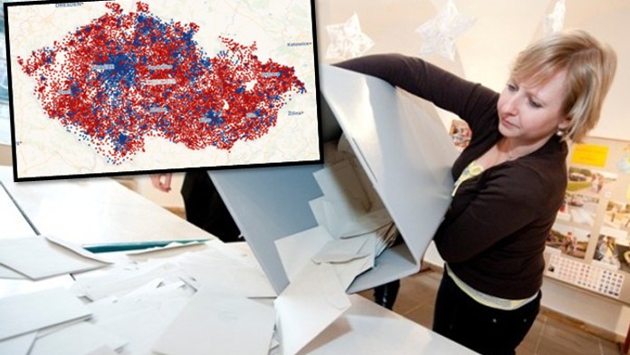 Sčítání hlasů v 1 minutě: Podívejte se, jak rychlí byli u vás! MAPA