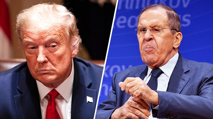Donald Trump a Sergej Lavrov