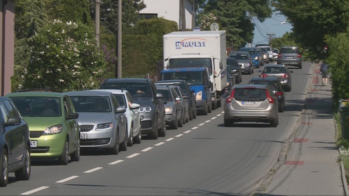 Dopravní situace v Ostravě