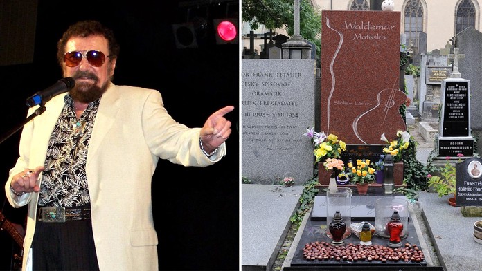 Zde odpočívá Slavík z Madridu Waldemar Matuška