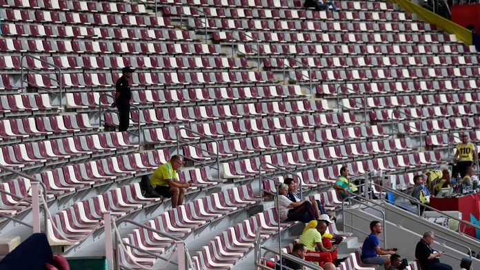 Realita atletického MS: Smutné prázdné tribuny i puštěná klimatizace
