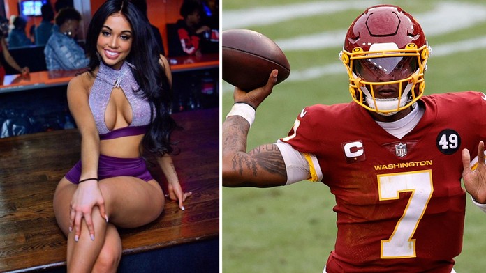 Fotbalista z NFL obětí domácího násilí, praštila ho sexy manželka