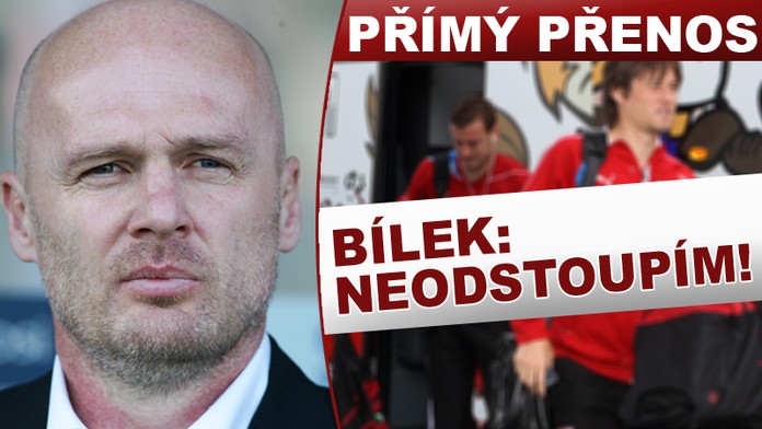 SLEDOVALI JSTE ŽIVĚ: Bílek ustál OSTUDNOU prohru! O rezignaci NEUVAŽUJE!
