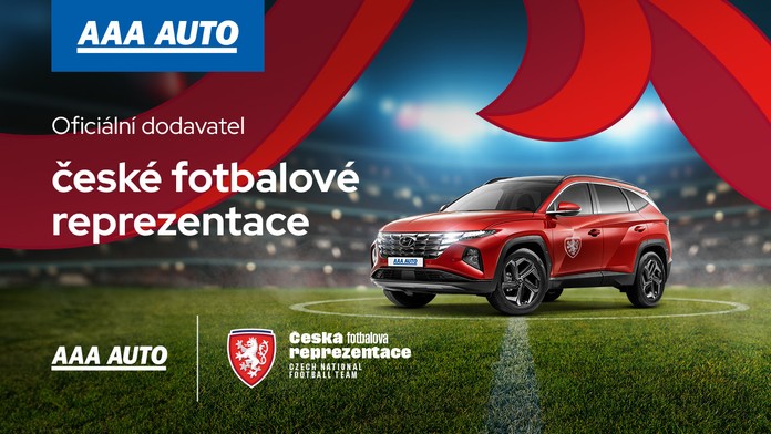 AAA AUTO se stalo partnerem české fotbalové reprezentace