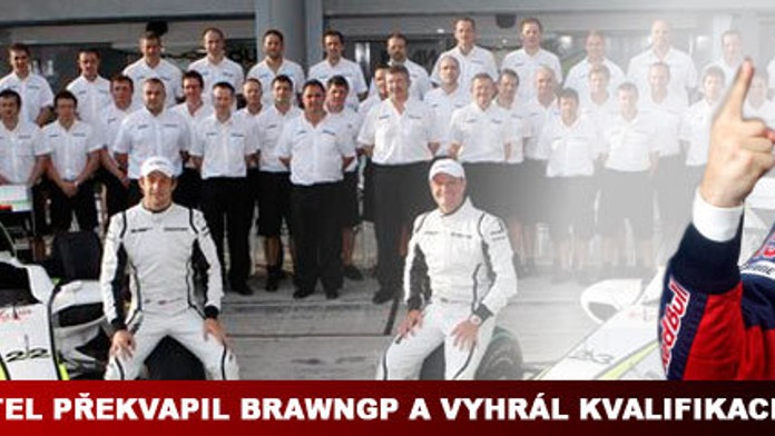 F1: Mladý Vettel překvapil BrawnGP a vyhrál kvalifikaci v Číně