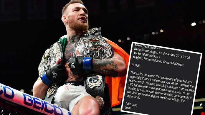Moment kdy UFC odmítlo Conora McGregora. Soukromý mail zvěřejněn
