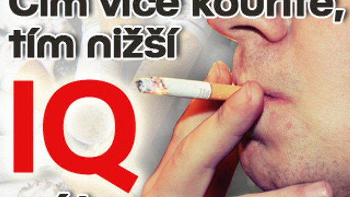Čím více kouříte, tím nižší IQ máte