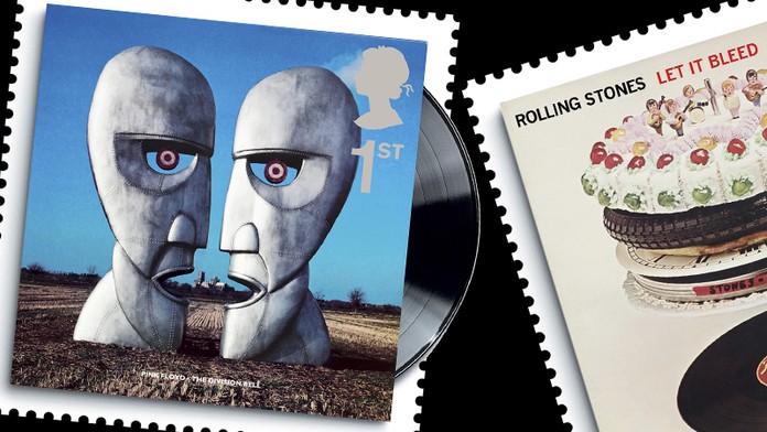 Pink Floyd na dopisní známce
