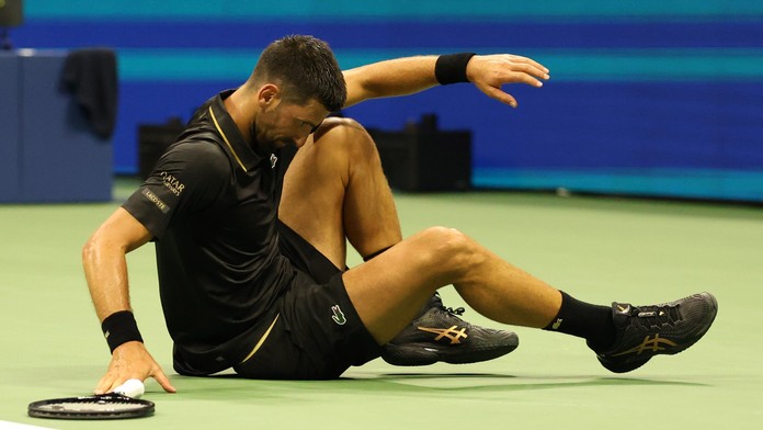 Byl to boj o přežití, přiznal Djokovič. V 1. kole US Open měl nečekané problémy