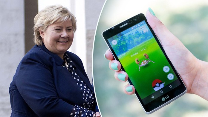Norská premiérka lovila při jednání pokémony. A ne poprvé