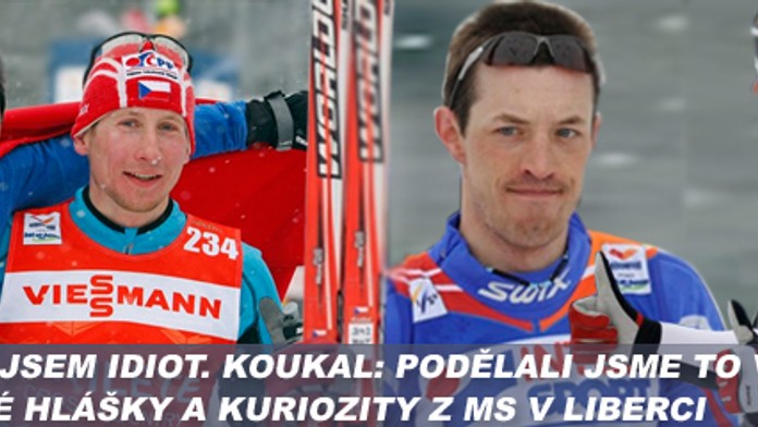 Demong: Jsem idiot. Koukal: Podělali jsme to všichni. Povedené hlášky a kuriozity z MS v Liberci