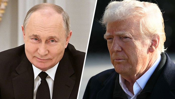 Vladimir Putin a Donald Trump