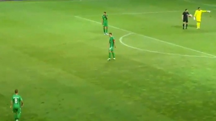 VIDEO: Zápas ruské fotbalové ligy byl přerušen. Na hřišti se objevil had