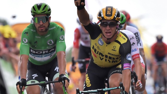 Sagan marně bojoval! V závěrečném spurtu skončil třetí