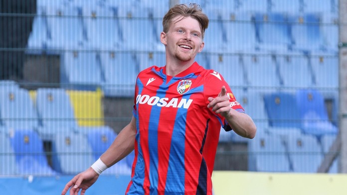 Pavel Šulc se raduje z gólu