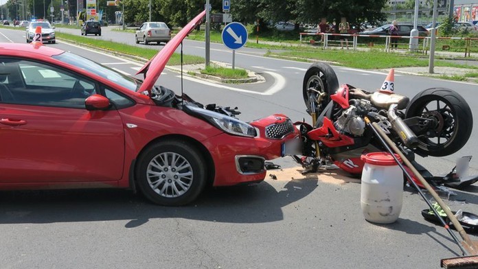 Dopravní nehoda v Šumperku