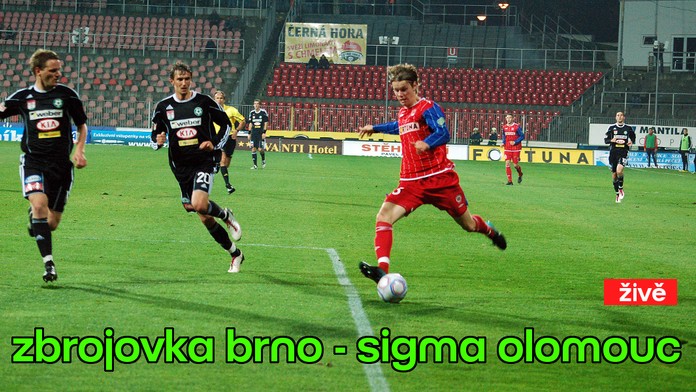 Gambrinus liga: Zbrojovka Brno - SK Sigma Olomouc na NOVA Sport