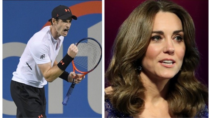 Murray potěšil malé britské tenisty, promluvil k nim s vévodkyní Kate