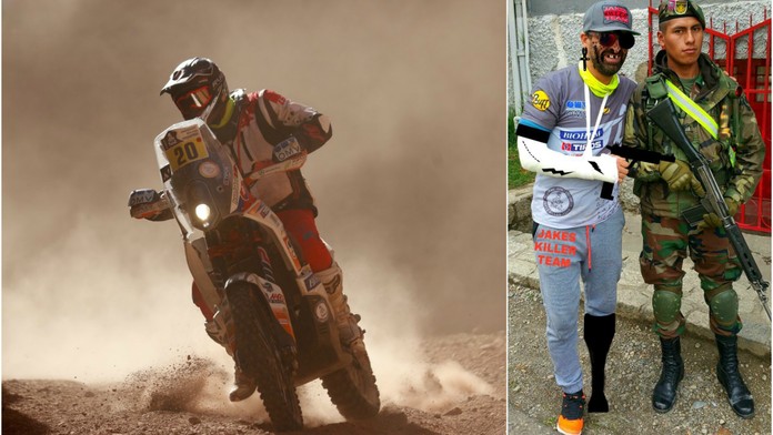 Smolný Dakar: Zásah bleskem, pád, na letišti mysleli, že má zbraň!