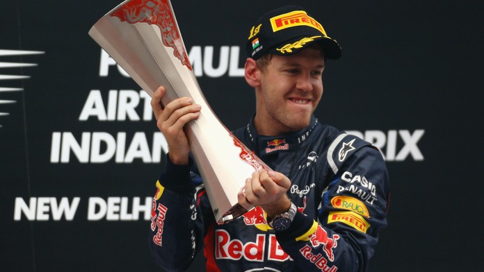 Velkou cenu Indie ovládl suverén Vettel a přiblížil se zisku titulu