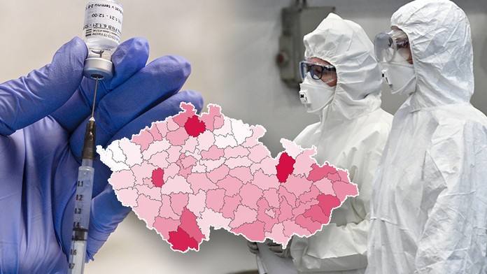 Epidemie koronaviru je na ústupu. Tři okresy, kde je v Česku nejhůře
